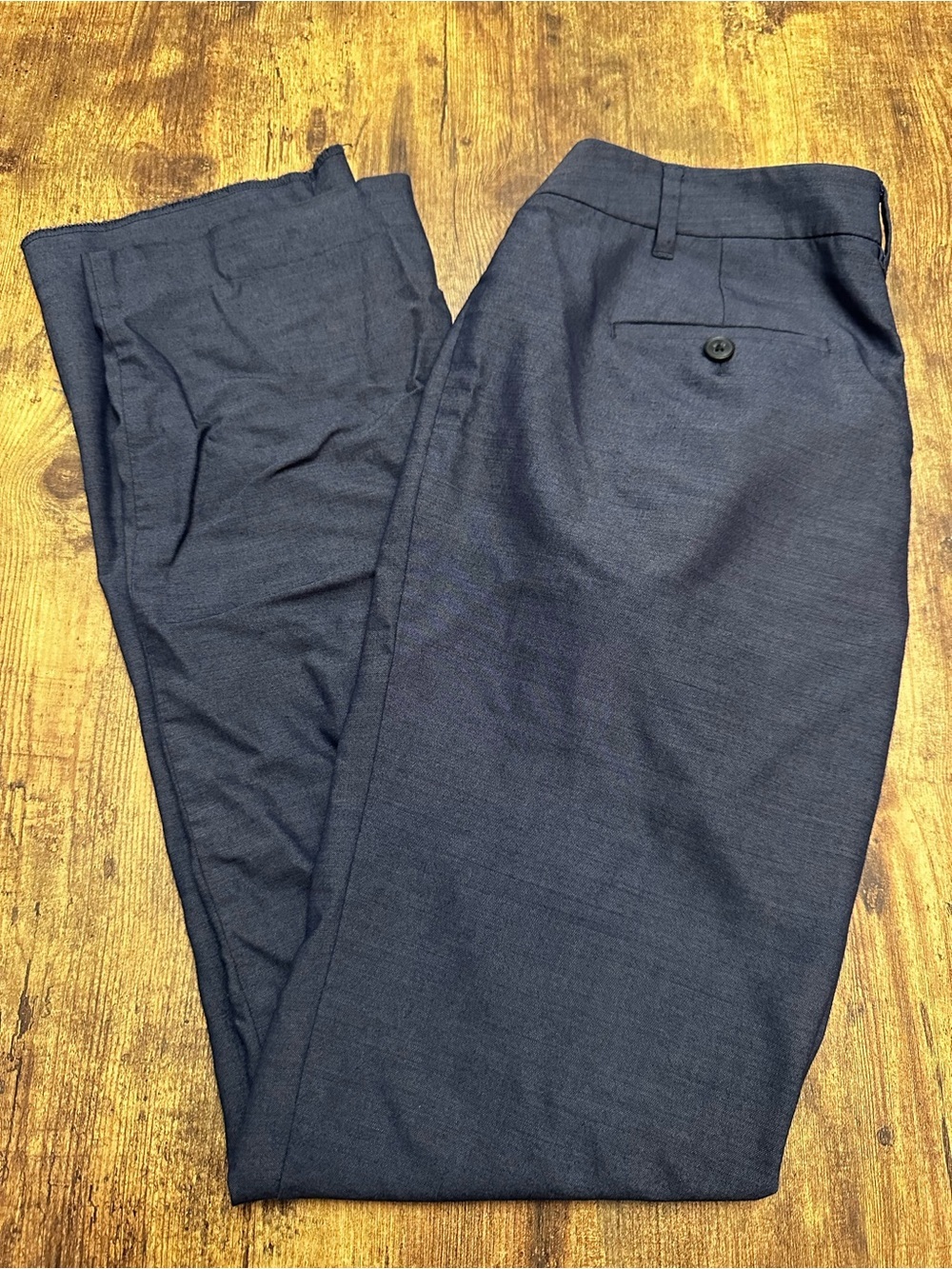 RW&CO. Women’s Navy Flat-Front Dress Pants #262